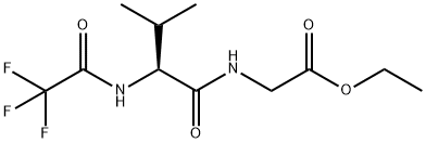 Glycine, N-[N-(trifluoroacetyl)-L-valyl]-, ethyl ester (8CI,9CI) Structural