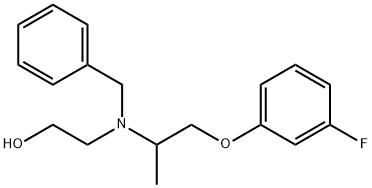 Ethanol, 2-[[2-(3-fluorophenoxy)-1-methylethyl](phenylmethyl)amino]- Structural
