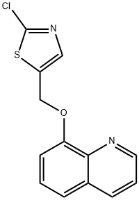 Quinoline, 8-[(2-chloro-5-thiazolyl)methoxy]- Structural