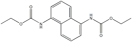 N,N'-(1,5-NAPHTHALENEDIYL)BIS(ETHYL CARBAMATE) Structural