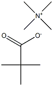 tetramethylazanium 2,2-dimethylpropanoate Structural