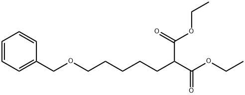 diethyl 2-(5-(benzyloxy)pentyl)malonate Structural