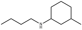 N-butyl-3-methylcyclohexan-1-amine Structural