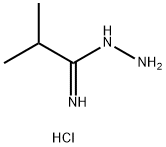 N'-amino-2-methylpropanimidamide hydrochloride Structural