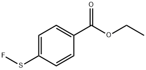 Benzoic acid, 4-(fluorothio)-, ethyl ester Structural