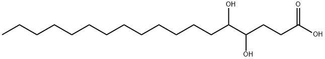 Octadecanoic acid, 4,5-dihydroxy- Structural