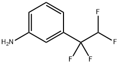 Benzenamine, 3-(1,1,2,2-tetrafluoroethyl)- Structural