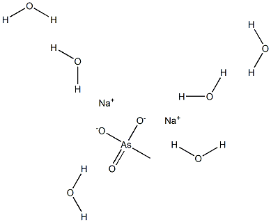 Disodiummethanearsonatehexahydrate Structural