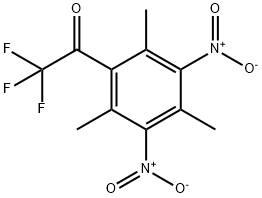 Ethanone, 2,2,2-trifluoro-1-(2,4,6-trimethyl-3,5-dinitrophenyl)- Structural