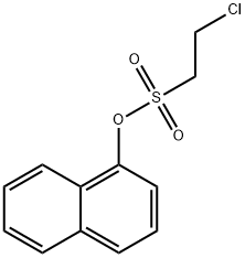 Ethanesulfonic acid, 2-chloro-, 1-naphthalenyl ester Structural