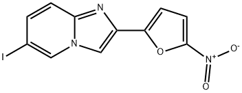 Imidazo[1,2-a]pyridine, 6-iodo-2-(5-nitro-2-furanyl)- Structural