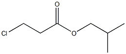 isobutyl 3-chloropropanoate Structural