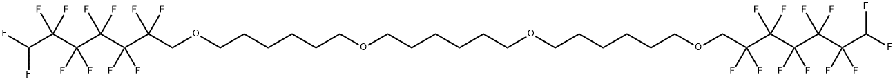 Heptane, 7-[[6-[[6-[[6-[(2,2,3,3,4,4,5,5,6,6,7,7-dodecafluoroheptyl)oxy]hexyl]oxy]hexyl]oxy]hexyl]oxy]-1,1,2,2,3,3,4,4,5,5,6,6-dodecafluoro- Structural