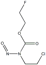 b-fluoroethyl-N-(b-chloroethyl)-N-nitrosocarbamate Structural