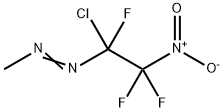 Diazene, 1-(1-chloro-1,2,2-trifluoro-2-nitroethyl)-2-methyl- Structural