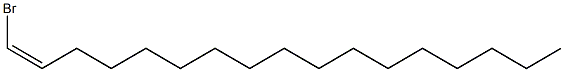 cis-1-bromo-1-heptadecene Structural