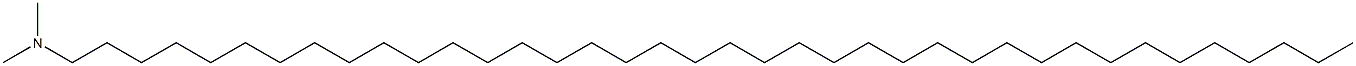 dimethyloctatriacontylamine Structural