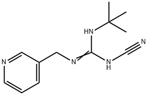 Guanidine, N-cyano-N'-(1,1-dimethylethyl)-N''-(3-pyridinylmethyl)- Structural