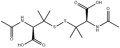 Valine, 3,3'-dithiobis[N-acetyl- Structural