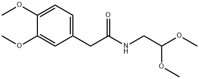 N-(2,2-dimethoxy-ethyl)-3,4-dimethoxyphenylacetamide Structural