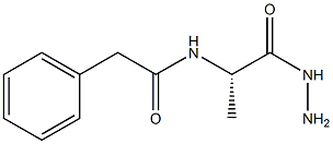 Alanine, N-(phenylacetyl)-, hydrazide, L- (8CI) Structural
