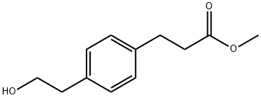 methyl 3-[4-(2-hydroxyethyl)phenyl]propanoate Structural