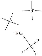 Tetramethylammonium trifluoromethylselenate Structural