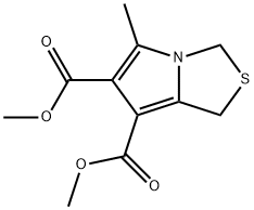 DIMETHYL 5-METHYL-1H-PYRROLO(1,2-C)(1,3)THIAZOLE-6,7-DICARBOXYLATE Structural