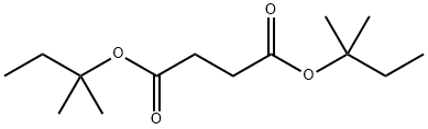 1,4-bis(2-methylbutan-2-yl) butanedioate Structural