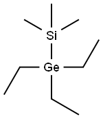 Silane, trimethyl(triethylgermyl)- Structural