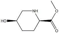 methyl (2R,5R)-5-hydroxypiperidine-2-carboxylate Structural