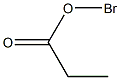 propionyl hypobromite Structural