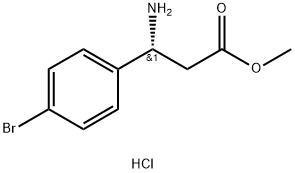 (R)-Methyl 3-amino-3-(4-bromophenyl)propanoate HCl Structural