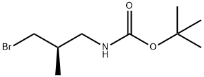tert-butyl (3-bromo-2-methylpropyl)carbamate Structural