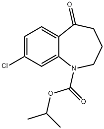 Isopropyl 8-chloro-5-oxo-2,3,4,5-tetrahydro-1H-benzo[b]azepine-1-carboxylate Structural