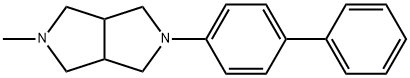 Pyrrolo[3,4-c]pyrrole, 2-[1,1'-biphenyl]-4-yloctahydro-5-methyl- Structural