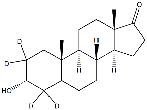 Androsterone-2,2,4,4-d4 Structural