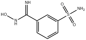 N'-Hydroxy-3-sulfamoylbenzenecarboximidamide Structural