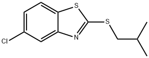 Benzothiazole, 5-chloro-2-[(2-methylpropyl)thio]- Structural