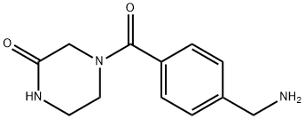 4-[4-(aminomethyl)benzoyl]piperazin-2-one