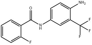 N-[4-amino-3-(trifluoromethyl)phenyl]-2-fluorobenzamide Structural