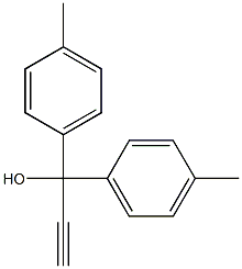 1,1-Di-p-tolyl-2-propyn-1-ol Structural