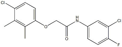 2-(4-chloro-2,3-dimethylphenoxy)-N-(3-chloro-4-fluorophenyl)acetamide