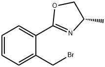 Oxazole, 2-[2-(bromomethyl)phenyl]-4,5-dihydro-4-methyl-, (4S)- Structural