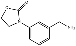 3-[3-(aminomethyl)phenyl]-1,3-oxazolidin-2-one Structural