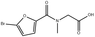 Glycine, N-[(5-bromo-2-furanyl)carbonyl]-N-methyl- Structural