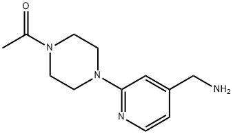 1-{4-[4-(aminomethyl)pyridin-2-yl]piperazin-1-yl}ethan-1-one