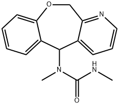Urea, N-(5,11-dihydro[1]benzoxepino[3,4-b]pyridin-5-yl)-N,N'-dimethyl- Structural