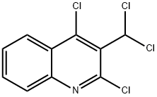 Quinoline, 2,4-dichloro-3-(dichloromethyl)- Structural