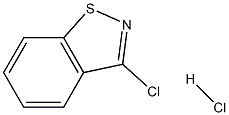 3-Chloro-1,2-benzisothiazole Hydrochloride Structural